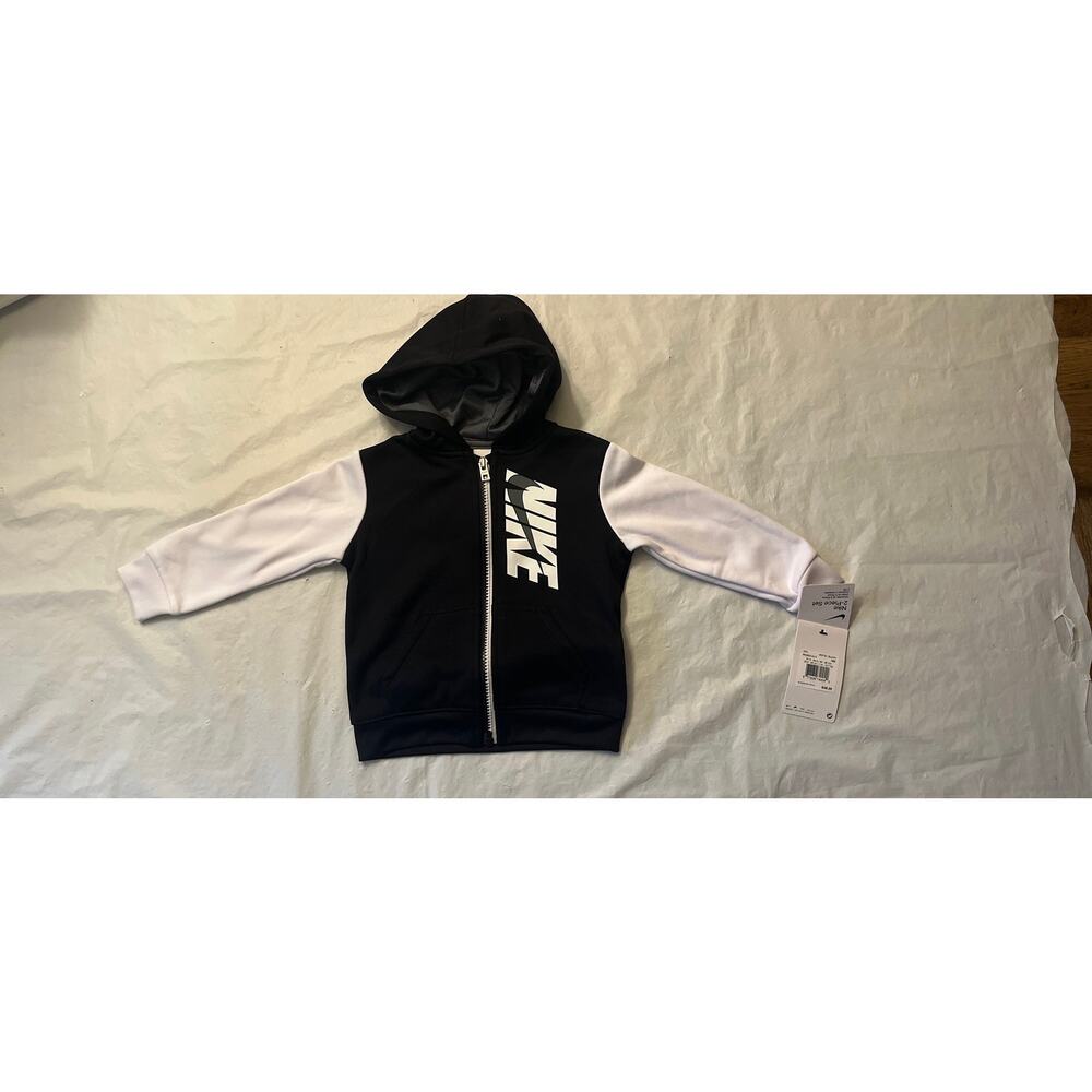 Nike Boys Dry Fit Therma Zip Hoodie & Sweatpants 2 Piece Set 18M Black - NEW - Picture 11 of 12